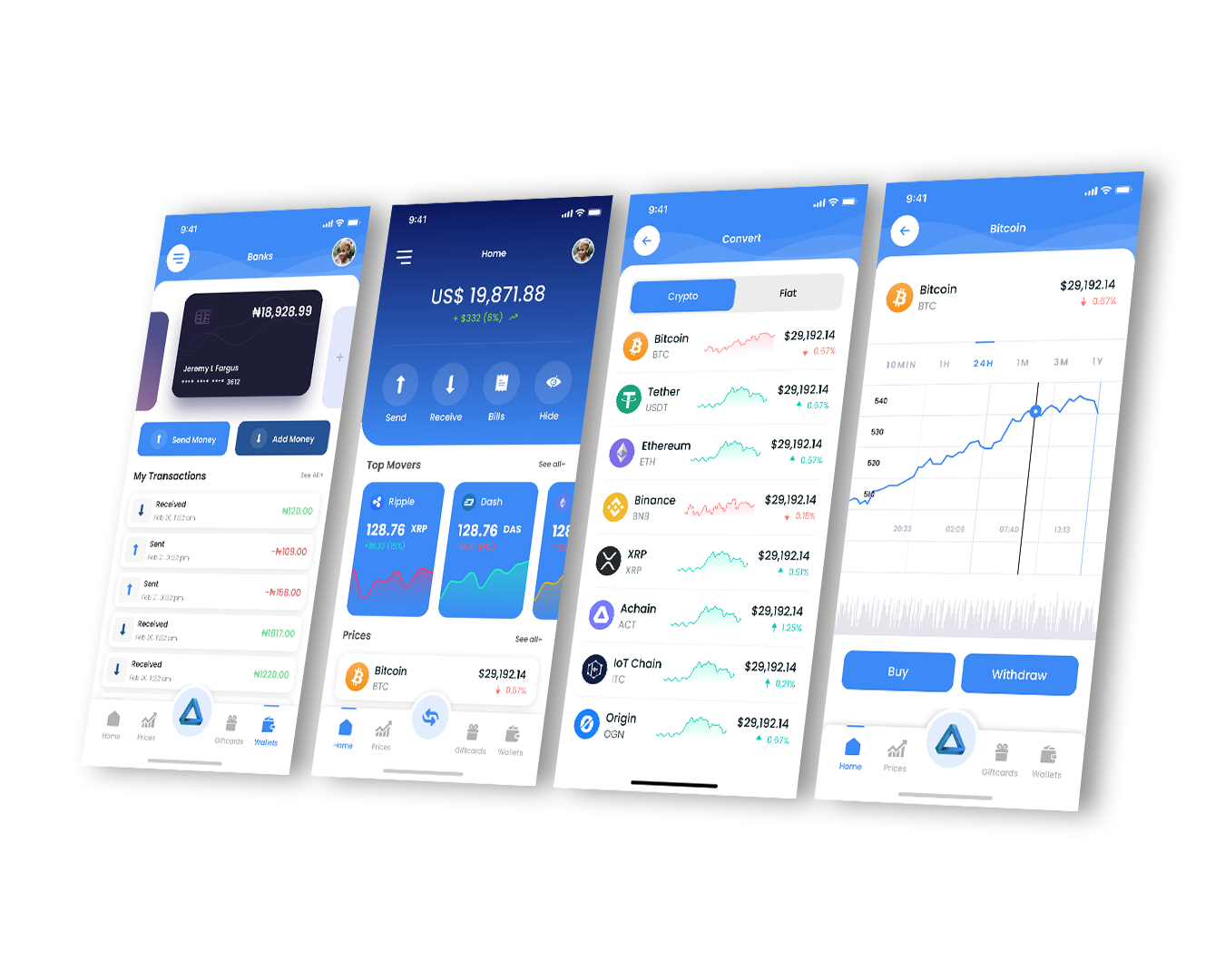 Triangle Wallet - Blockchain Digital Wallet